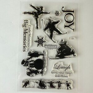 Close To My Heart My Acrylix Winter Joy Stamps Set c1468